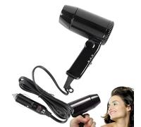 Capelli per auto, 12 V, pieghevole da viaggio, con regolazione a due