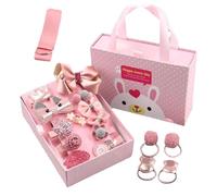 Capelli Per Bambine Piccoli Elastici Assortiti A Tema Principessa E Fata | Graziose mollettine per i capelli Confezione di Mollette a Colorate Glitterate per Bambine, Ideali per Feste, Scuola e Da