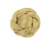 Capelli per capelli sintetici per capelli intrecciati intrecciati per ballettini per capelli conni per ciambella scrunchie claw pellino cugina per panoramica per la festa per matrimoni (nero)