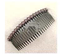 Capelli Pettini laterali for capelli Denti dritti Forcine for capelli Clip laterali for capelli Pettine for velo da sposa Accessori for capelli Copricapo(Pink)