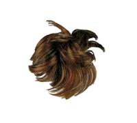 Capelli Pezzi Estensioni Sintetico Chignon Messy Look Sfumatura Naturale Donna
