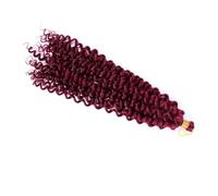 Capelli Ricci Ondulati Con Onda D'acqua, 14 Pollici, Trecce Afro Ricce All'uncinetto, Estensioni Dei Capelli Intrecciati Ombre