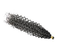 Capelli Ricci Ondulati Con Onda D'acqua, 14 Pollici, Trecce Afro Ricce All'uncinetto, Estensioni Dei Capelli Intrecciati Ombre