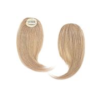 Capelli scoppi Clip di capelli umani al 100% su frangia con parte centrale su uno/due lati Frangia Capelli Remy in estensione Frangia francese invisibile 2 pezzi Extensions per i capelli(G)