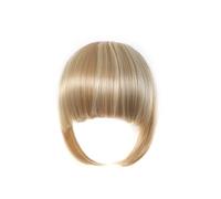 Capelli scoppi Clip for frangia sintetica for capelli frangia in frangia Frangia finta for capelli castani smussati Estensione dei capelli Posticci resistenti al calore for le donne Extensions per i c