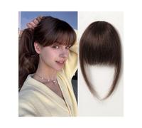 Capelli scoppi Clip in Bangs Capelli umani Remy Frangia di estensione Wispy Bang con tempie Biondo Glonde Parrucchino for donne Clip on Air Bang 4,5 pollici Extensions per i capelli(HLH1004-6)