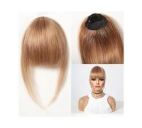 Capelli scoppi Clip in Bangs Capelli umani Remy Frangia di estensione Wispy Bang con tempie Biondo Glonde Parrucchino for donne Clip on Air Bang 4,5 pollici Extensions per i capelli(HLH1004-3)