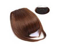 Capelli scoppi Cucitura frangia d'aria frangia finta sintetica pezzo di capelli clip nell'estensione dei capelli frange finte frangia frangia d'aria naturale da donna clip su bang Extensions per i cap