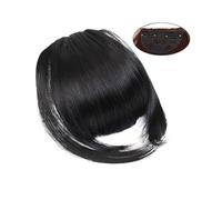 Capelli scoppi Cucitura frangia d'aria frangia finta sintetica pezzo di capelli clip nell'estensione dei capelli frange finte frangia frangia d'aria naturale da donna clip su bang Extensions per i cap