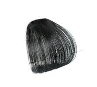 Capelli scoppi Frangia d'aria finta Estensione dei capelli sintetici Frangia di capelli d'aria leggera morbida Clip sull'estensione dei capelli Frangia di frangia di capelli finti lisci Extensions per