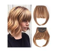 Capelli scoppi Frangia frangia sintetica for capelli Clip nelle estensioni dei capelli Frangia smussata naturale for capelli finti for le donne Accessori for capelli for uso quotidiano Extensions per