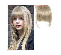 Capelli scoppi Frangia sintetica finta for capelli smussati 2 clip nell'estensione dei capelli Frangia finta frontale ordinata Falso parrucchino for donna Clip in frangia Extensions per i capelli(F)