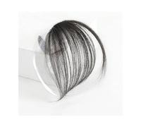 Capelli scoppi Parrucca con frangia obliqua Parrucca con frangia parziale sulla fronte naturale Frangia finta invisibile senza cuciture femminile Extensions per i capelli(T1B/613)