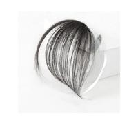 Capelli scoppi Parrucca con frangia obliqua Parrucca con frangia parziale sulla fronte naturale Frangia finta invisibile senza cuciture femminile Extensions per i capelli(1B/27HL)