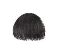 Capelli scoppi Parrucca sintetica Air Bangs Naturale Corto Marrone Biondo Nero Capelli finti Clip di estensione con frangia in pezzi di capelli Extensions per i capelli(Brown Black)