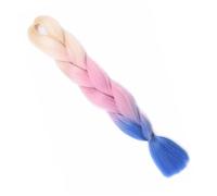 Capelli Sintetici Ombre Intrecciati Da 24 Pollici Capelli Sintetici Ombre Per Donne Capelli Biondi Castano Dorato Colorati