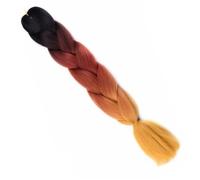 Capelli Sintetici Ombre Intrecciati Da 24 Pollici Capelli Sintetici Ombre Per Donne Capelli Biondi Castano Dorato Colorati