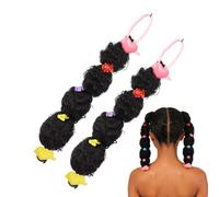 Capelli sintetici per trecce Coda Di Cavallo Naturale 2 Pezzi | Extension Coda Di Cavallo Per Trecce Donna Per Feste, Ballo Di Fine Anno, Cosplay, Festival, Concerti, Eventi, Matrimoni,
