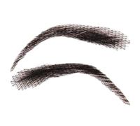 Capelli umani finte sopracciglia - Leggero 1 paio Brows di capelli veri | Falsi riutilizzabili sopracciglia in pizzo, estensioni sopracciglia traspiranti per il trucco di vacanza