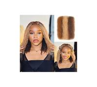 Capelli umani sfusi for intrecciare capelli umani afro ricci crespi twist hair 50 g/confezione for extension micro loc Facile installazione e rimozione(P4-30-27,12inch)