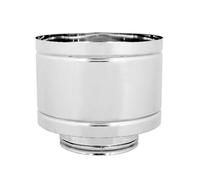 Capello antivento doppia parete inox AISI316 Ø100/Ø150 EUROPROFIL