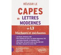 CAPES de Lettres 2026. Les œuvres au programme: Méchants et méchantes
