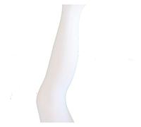 Capezio Essential Footless Tight Collant, Bianco, S/M 126 cm