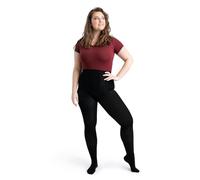 Capezio 1915, Calzamaglia, supermorbida, Stretta Donna, Nero, LXL