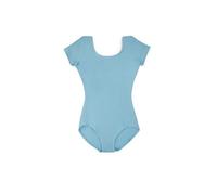 Capezio, Body classico da donna a maniche corte, Azzurro chiaro, X-Small