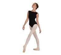 Capezio Body con canotta con scollo a barca, body da danza e ginnastica, body da danza con elegante scollo per migliorare la silhouette, body da danza da donna per balletto, jazz e altri stili - nero,