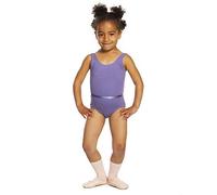 Capezio Body da bambina con cintura, blu intenso, M