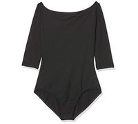 Capezio Ca1Ev 126 Team Basic - Body con maniche a 3/4 e maniche a 3/4, colore nero, taglia L