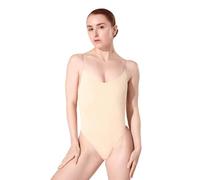 Capezio Camisole Leotard With Clear Transition Straps 3532 Donna (Pacco da 1)