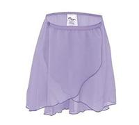 Capezio Chiffon Avvolgere Gonna, Dark Lavender, S/M