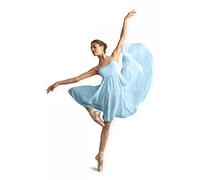 Capezio Abito Impero Camisole Abiti da Ballo-Adulti, Azzurro, L 126