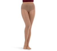 Capezio Hold & Stretch Footed Tight Stretto con Piedi, Suntan, S Donna