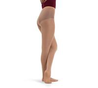 Capezio Hold & Stretch Footed Tight Stretto con Piedi, Suntan, XL Donna