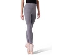 Capezio - Leggings da Donna a Coste, Lavorati a Maglia, Caldi, Donna, 11382W, Heather Grey, Extra Large
