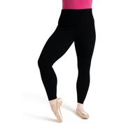 Capezio - Leggings da Donna a Coste, Lavorati a Maglia, Caldi, Donna, 11382W, Nero, L