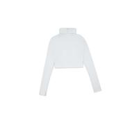 Capezio Little Girls' Turtleneck Long Sleeve Top,White,I ( 6-8)