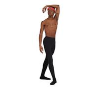 Capezio Mens FOOTED TIGHT (10361M) -BLACK -M