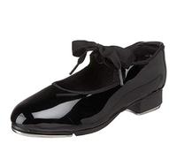 Capezio N625 Jr. Tyette Tap Shoe Donna, Vernice Nera, 35 EU