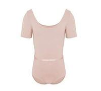Capezio Scoop Neck Short Sleeve Leotard Body, Nero, Age 4-6 Bambine e Ragazze