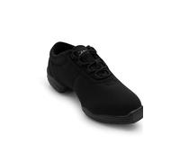 Capezio Tela Dansneaker, Sneaker da Danza Donna, Nero, 34.5 EU