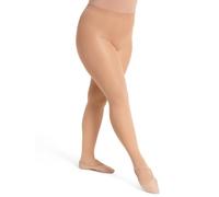 Capezio Transizione Ultra Morbida Stretta con Cintura Auto-Maglia, Collant Donna, Toasted Almond, S/M