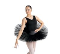 Capezio 10391, Tutu di Pratica per Adulti Donna, Nero, L