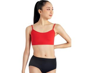 Capezio Womens Camisole Bra Top (TB102) -Red -L
