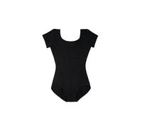 Capezio Womens Classic Short Sleeve Leotard (CC400) -Black -L