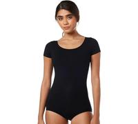 Capezio Womens Classic Short Sleeve Leotard (CC400) -Black -L