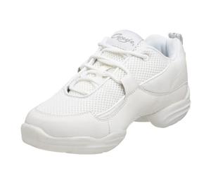 Capezio Women's DS11 Fierce Dance Sneaker,White,8.5 M US